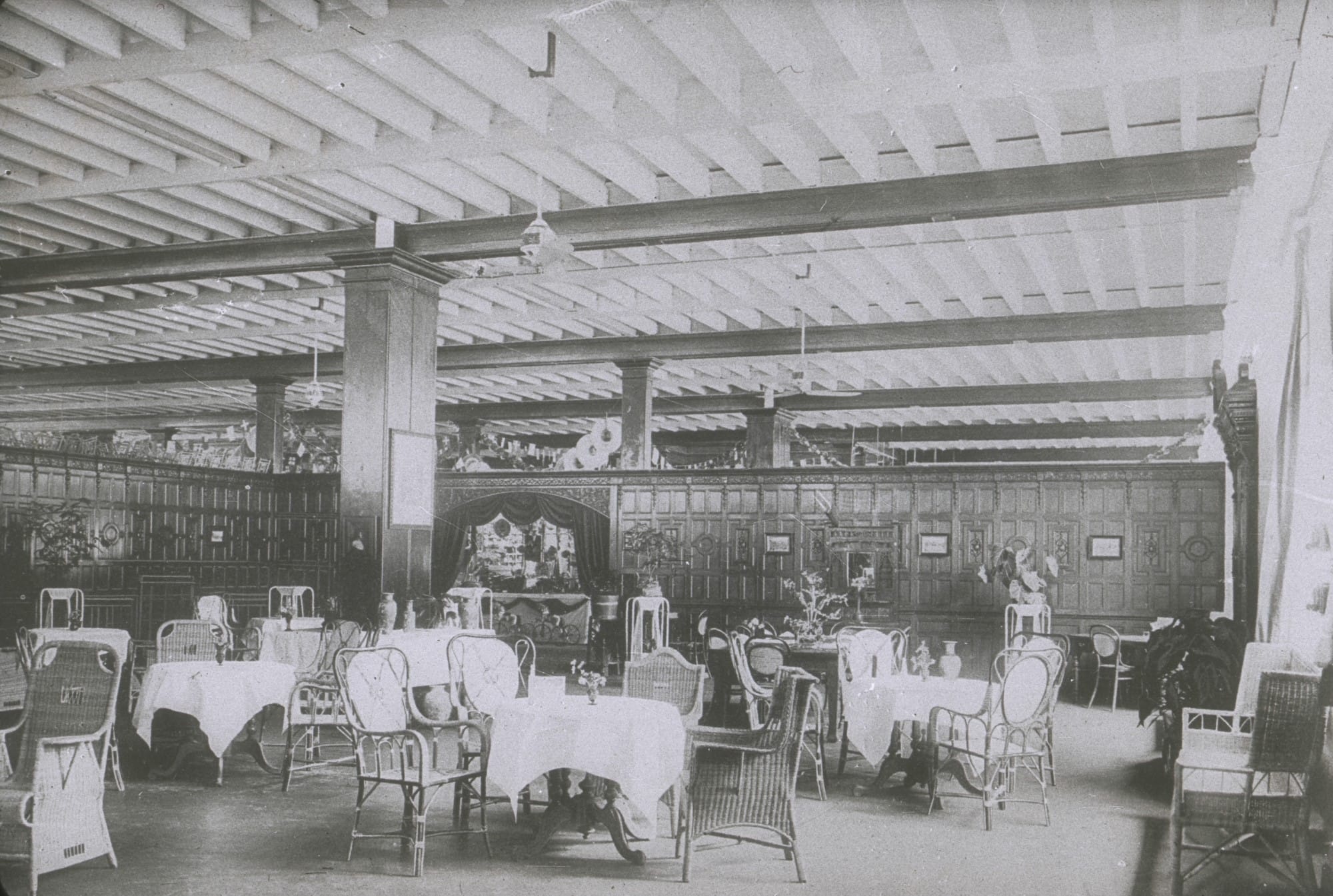 The ladies’ tearoom at John Little, 1910s. Lee Kip Lin Collection, courtesy of National Archives of Singapore.